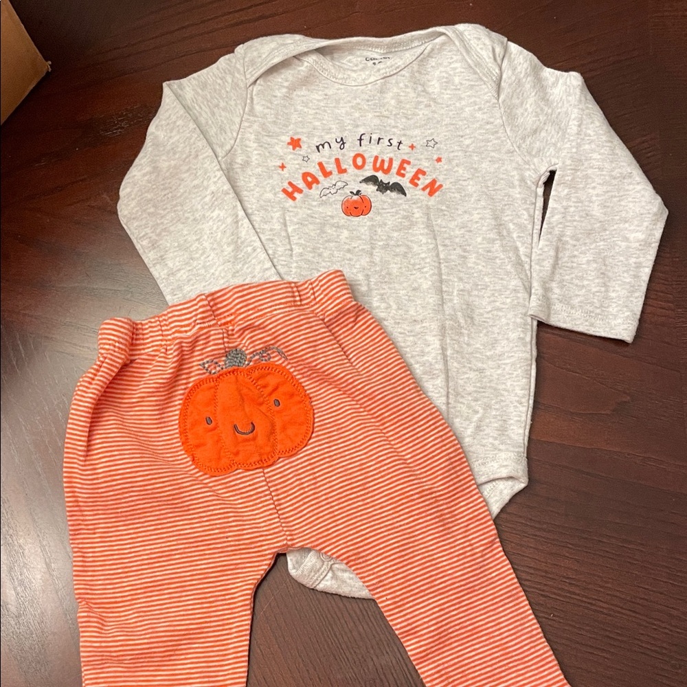 Carter's Gray Baby Outfit